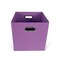 John Louis Home Fabric Bins, Canvas, Violet, 11 in W BIN-C-C10 - alternate 3